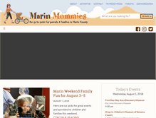 Tablet Screenshot of marinmommies.com